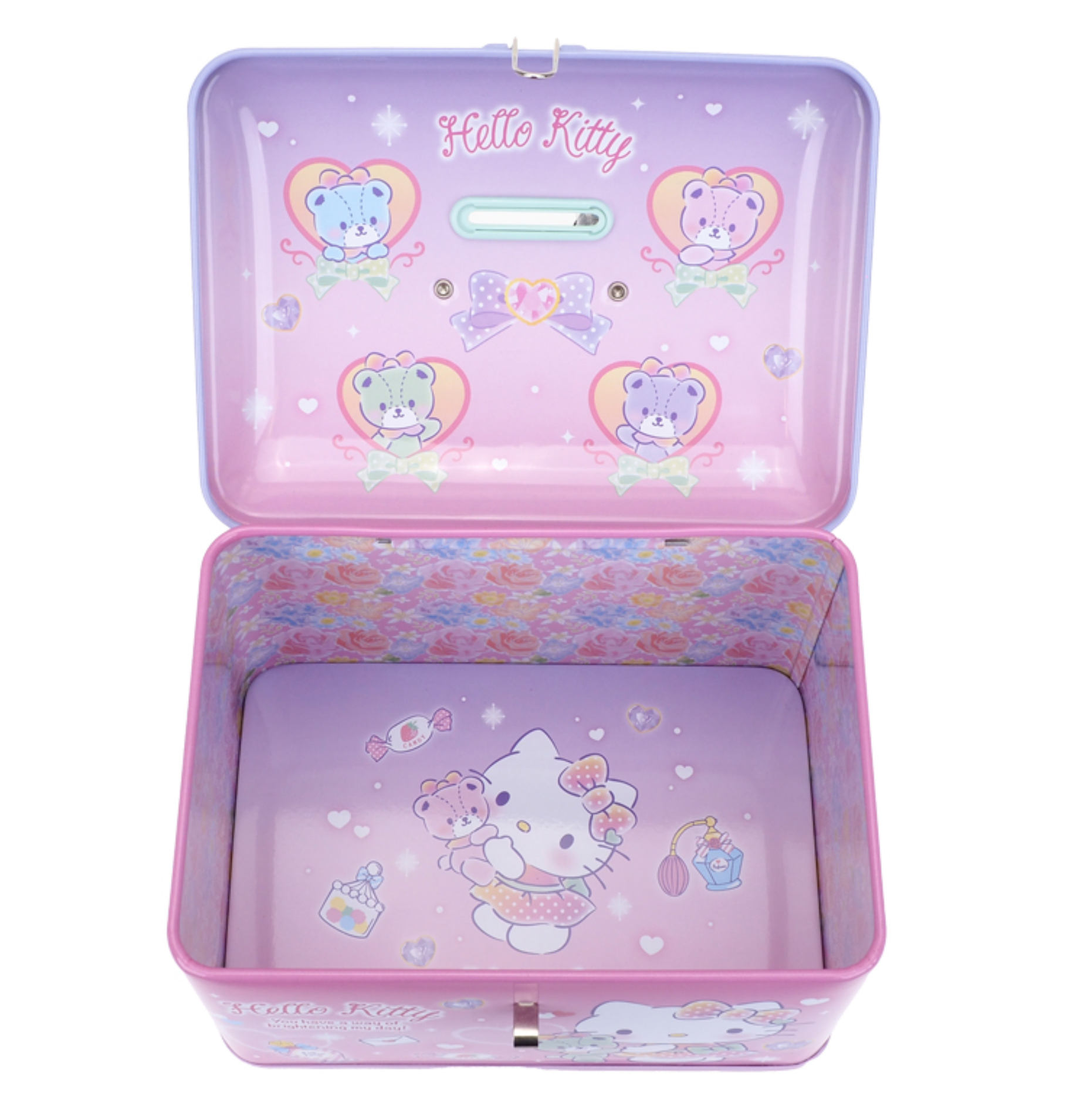 Hello Kitty 手挽式鐵盒錢箱 9-4886-52