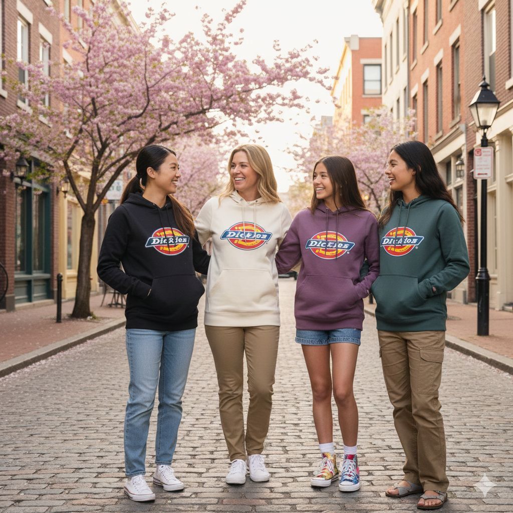 【預購】Q121209 Dickies 女士 Logo 連帽衫