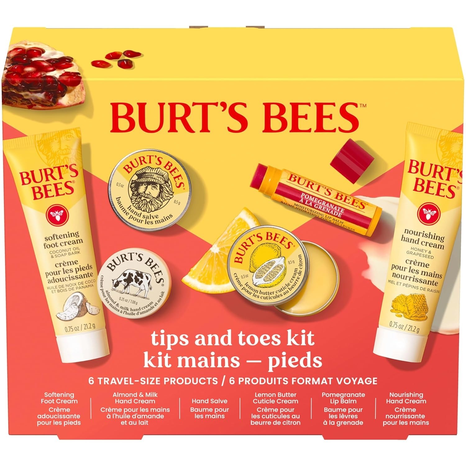 【預購】Q121213 Burt's Bees - 足部護理套裝 (6 件旅行裝產品)