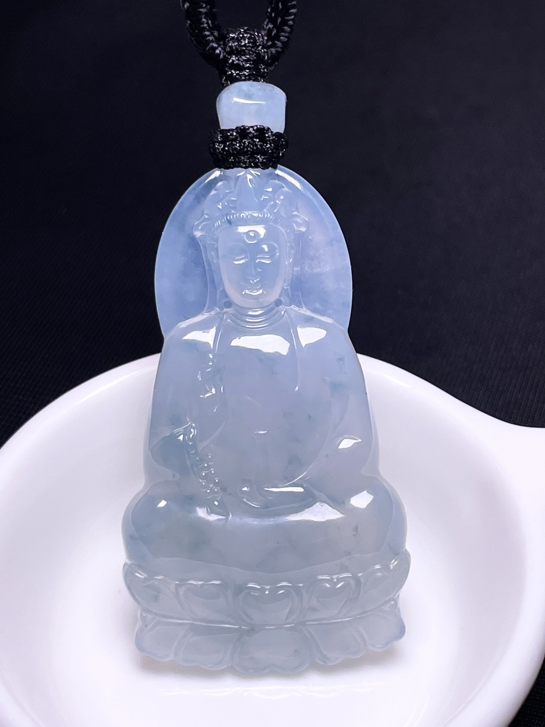 翡翠觀音吊墜,天然翡翠A玉, 緬甸玉, Jade, Jadeite