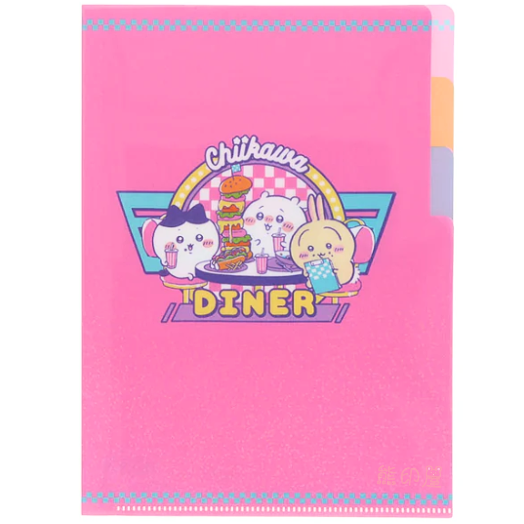 日本Chiikawa 餐廳晚餐款 A5 索引文件file 日本製