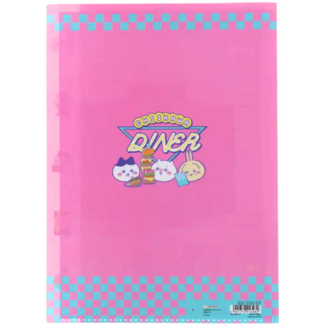 日本Chiikawa 餐廳晚餐款 A4 索引文件file 日本製
