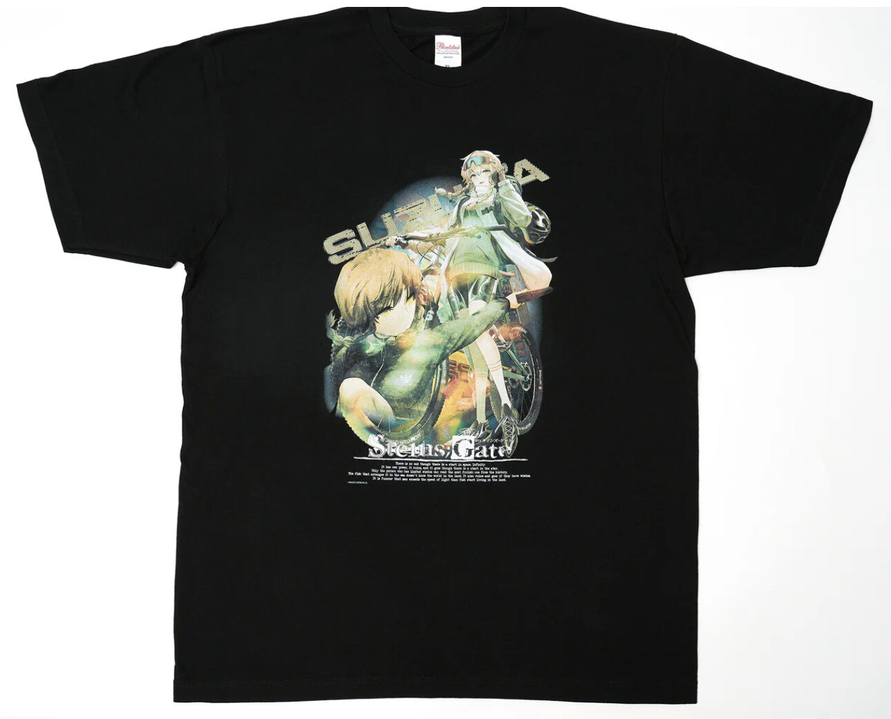 STEINS;GATE_命運石之門T恤-黑-阿万音鈴羽