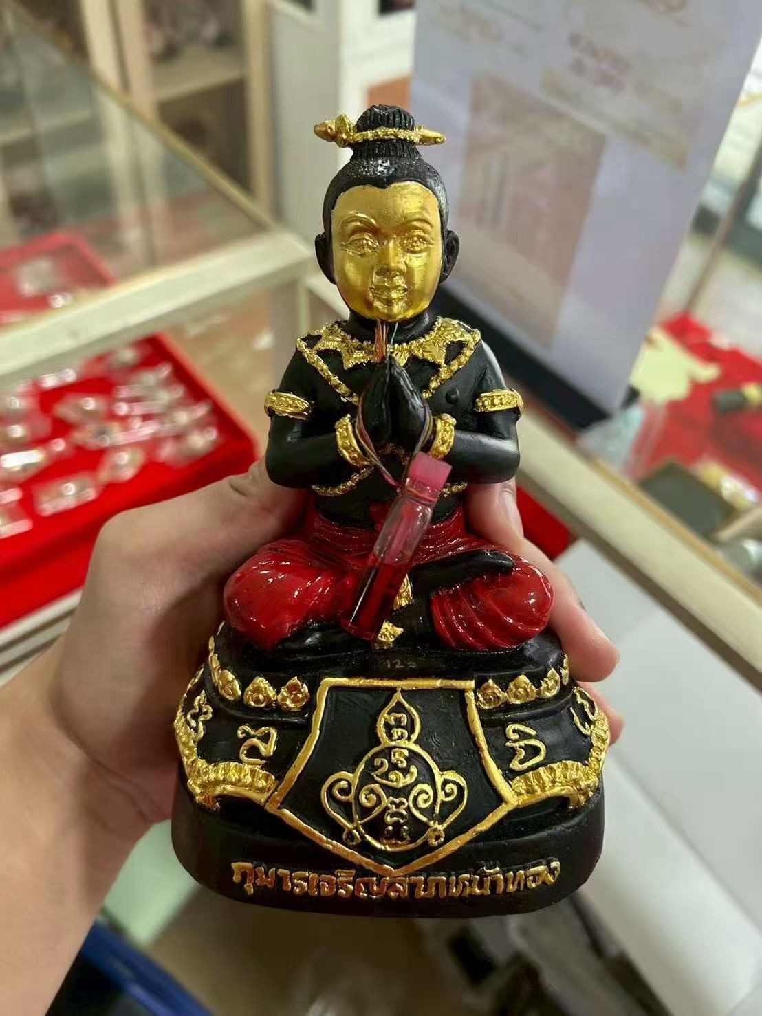 阿贊蘇賓 督造佛歷2562  🔸金臉古曼童🔸 限399尊