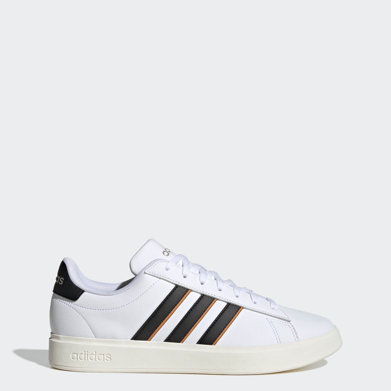 【直播】adidas LL121310 Grand Court 男裝運動鞋(白拼黑色)