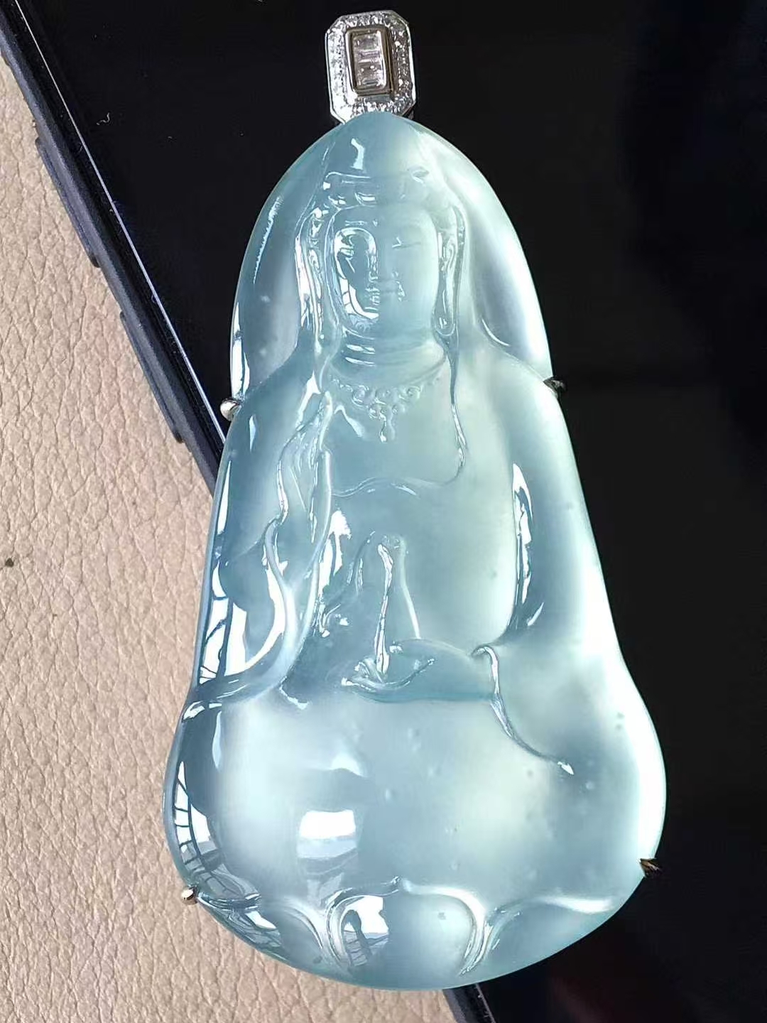 1265512 翡翠高冰觀音