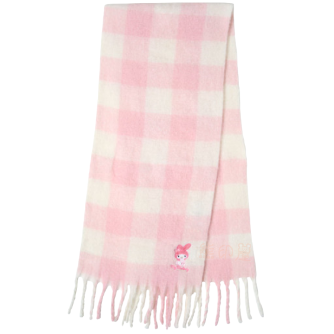 My Melody 蓬鬆頸巾圍巾 (平行進口)