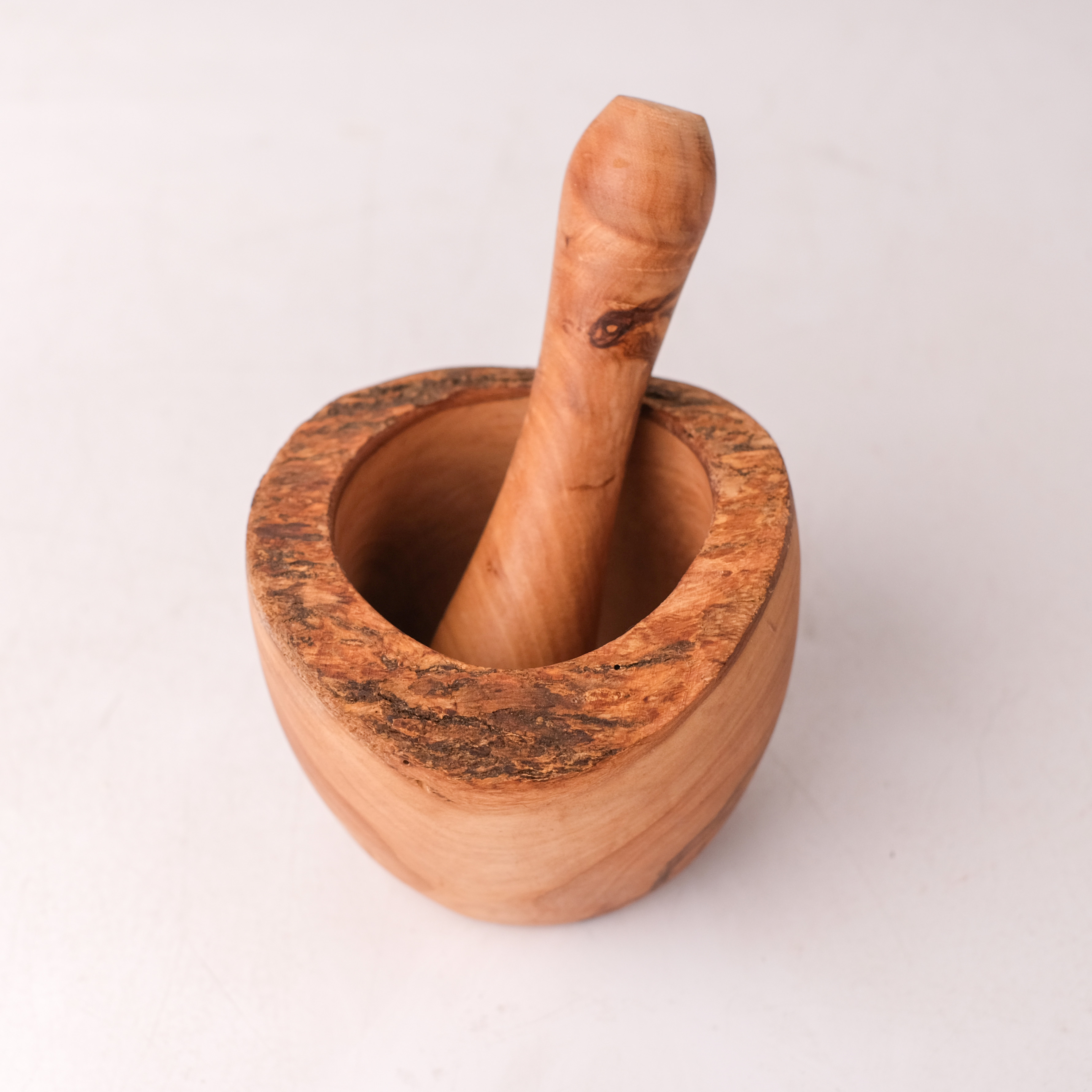 Olive Wood｜橄欖原木 - 香料研磨缽｜Tunisia