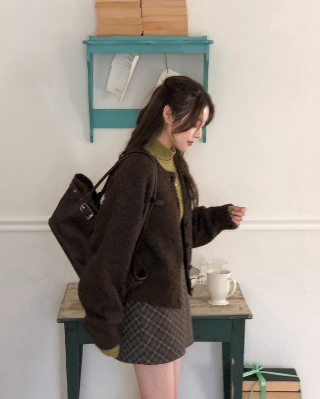 秋冬預訂｜舒適保暖🗯️ 加厚羊毛寬鬆針織開襟衫