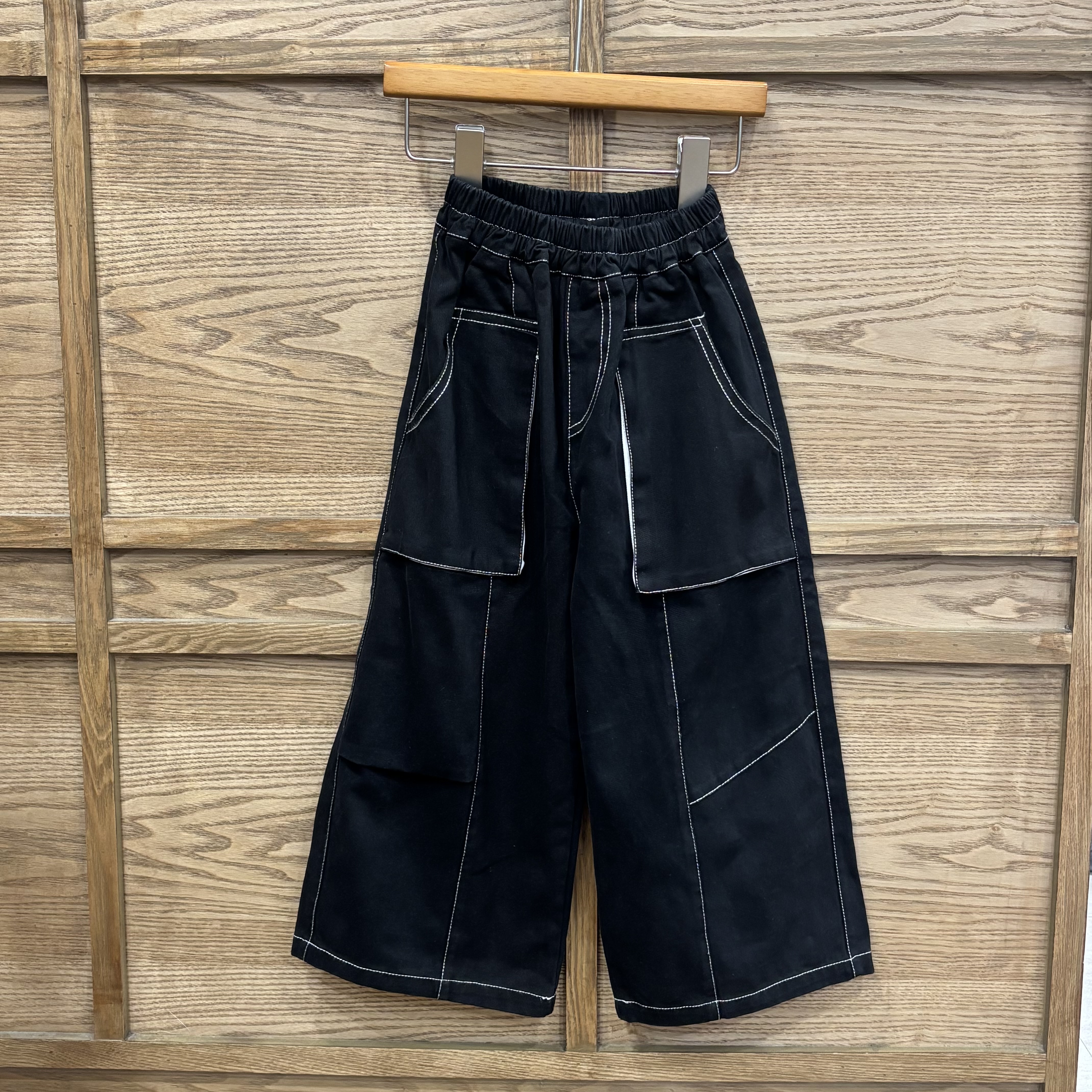 A03311立體口袋車線牛仔褲