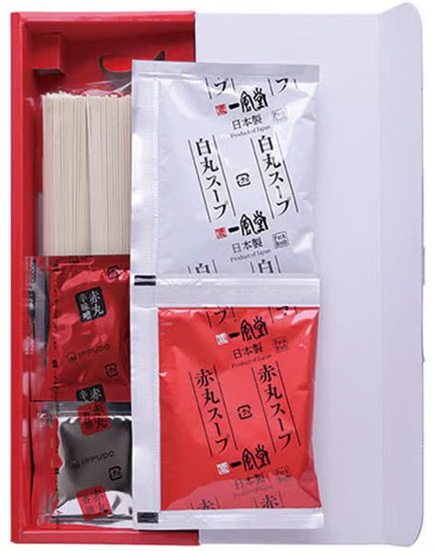 日本 一風堂 豚骨拉麵 2人份 (紅)