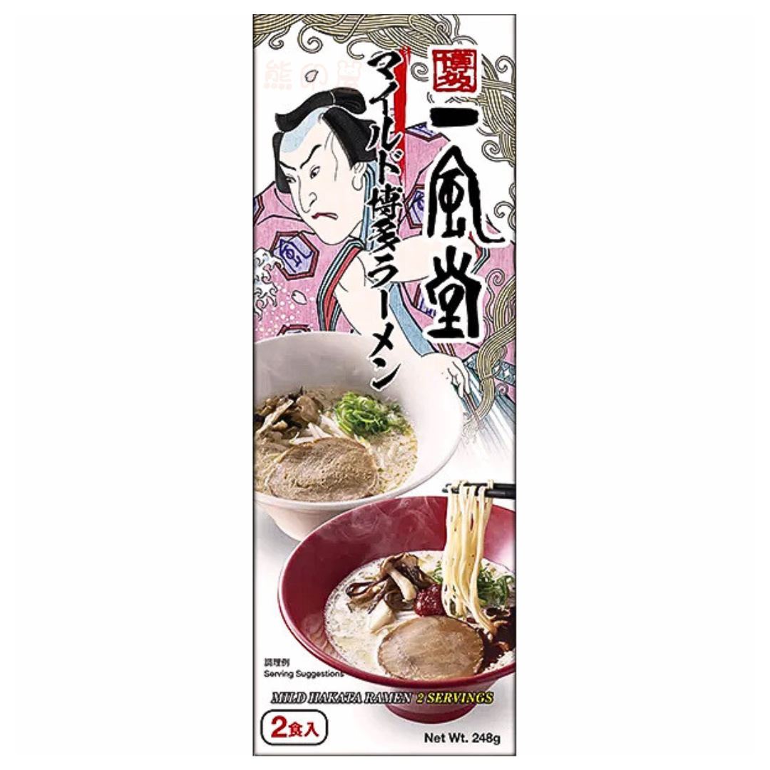 日本 一風堂 博多拉麵 2人份 (淡味) (白)
