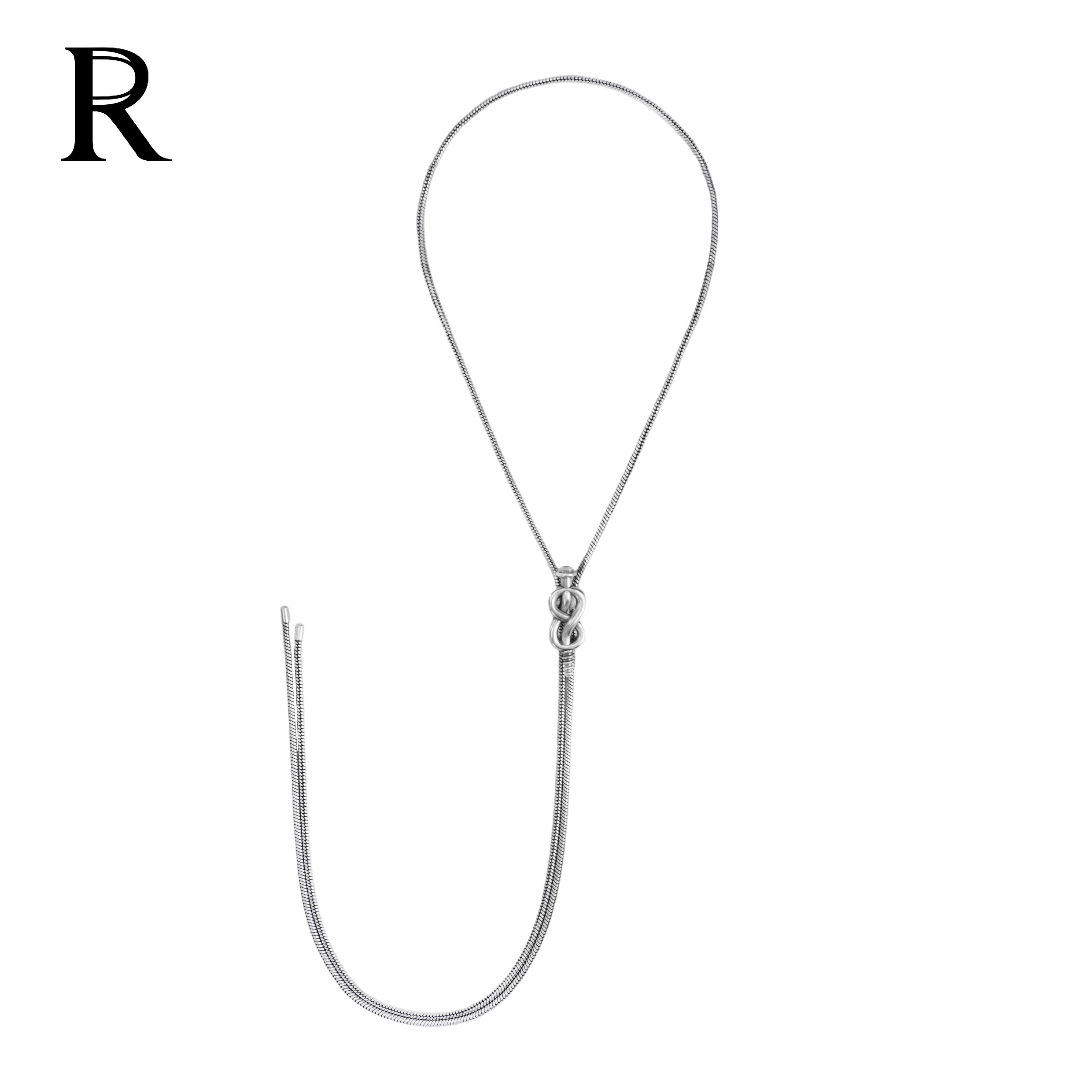 RECOVERY Spiral Infinite Bolo Tie 螺旋結無限 保羅領帶