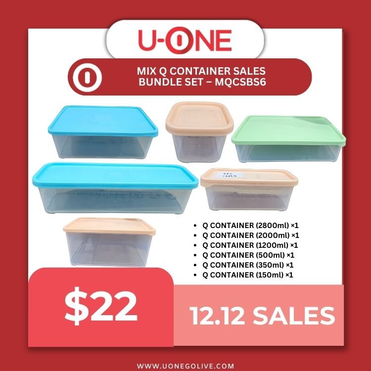 MIX Q CONTAINER SALES BUNDLE SET  – MQCSBS6
