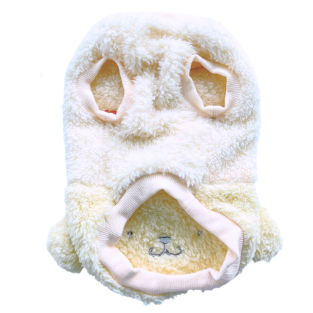 布甸狗款 冬季寵物衫 布丁狗 狗服裝 (L) [平行進口]