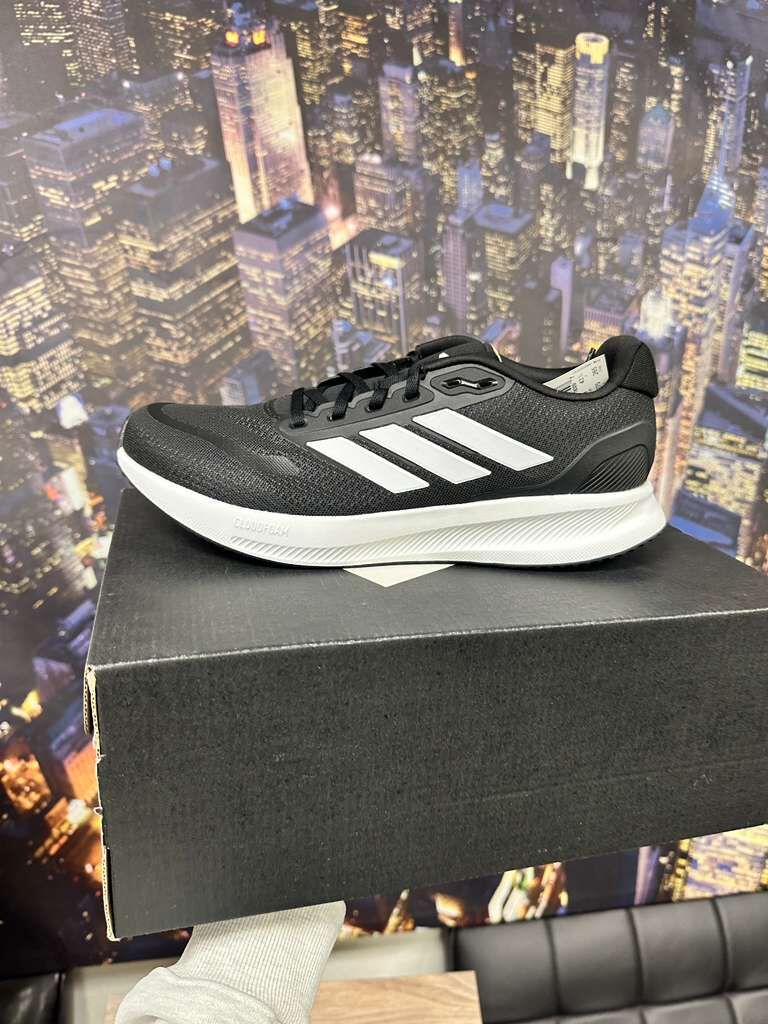 【直播】adidas LL121342 RUNFALCON 5 WIDE 男裝運動鞋(黑色)