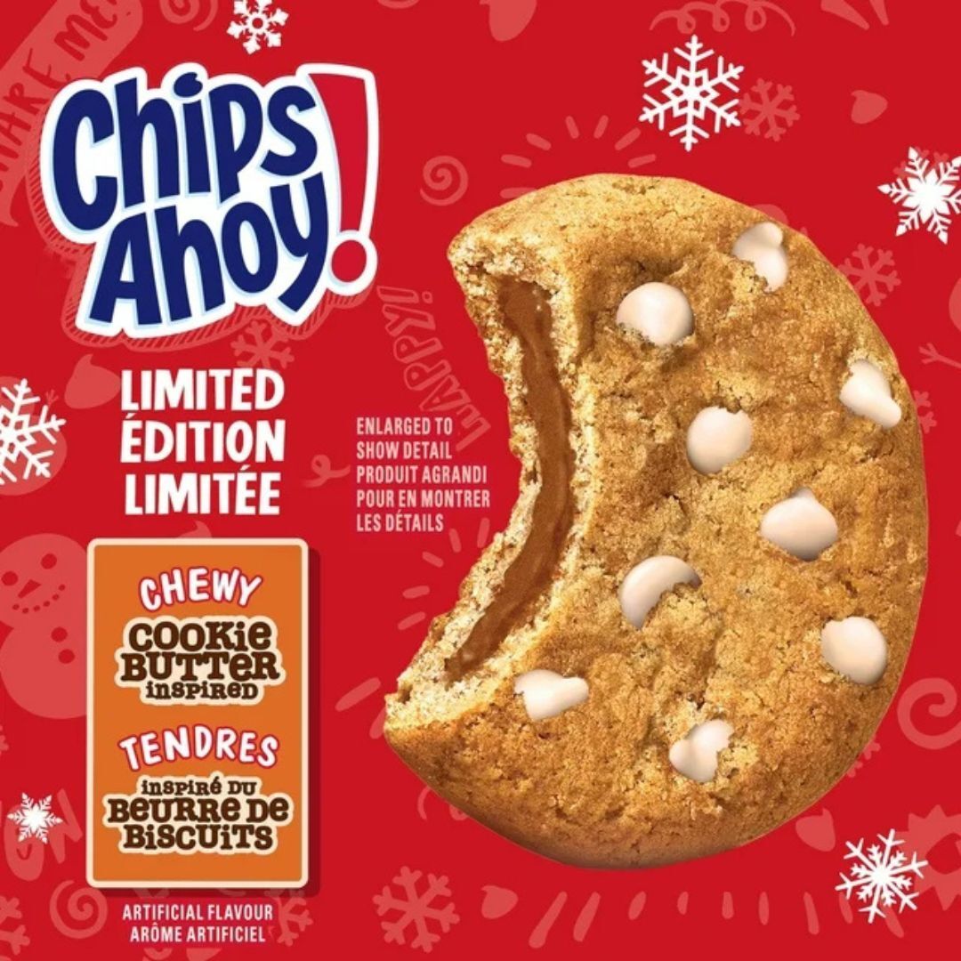 Chips Ahoy! Chewy Cookie Butter Cookies 聖誕節限量版 - 156g