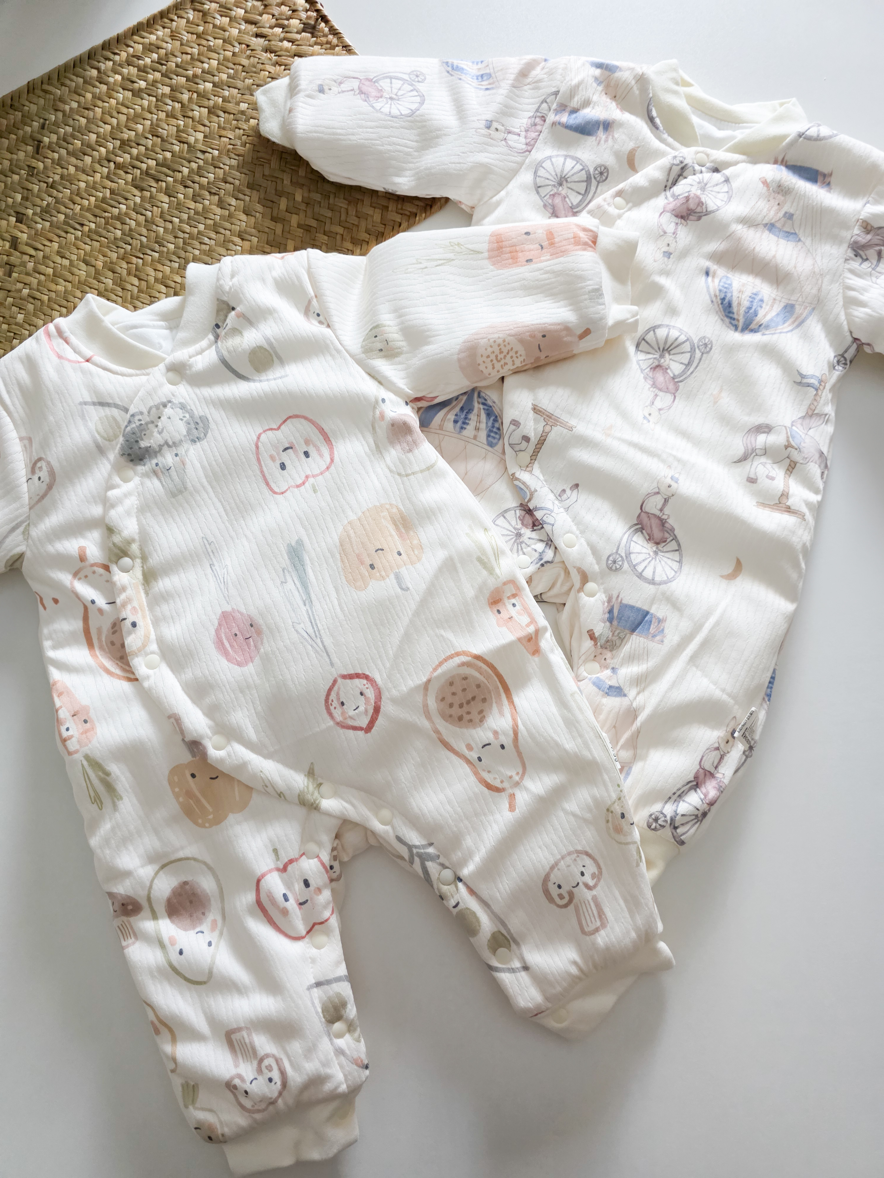 可愛小蔬果 加厚連身衣