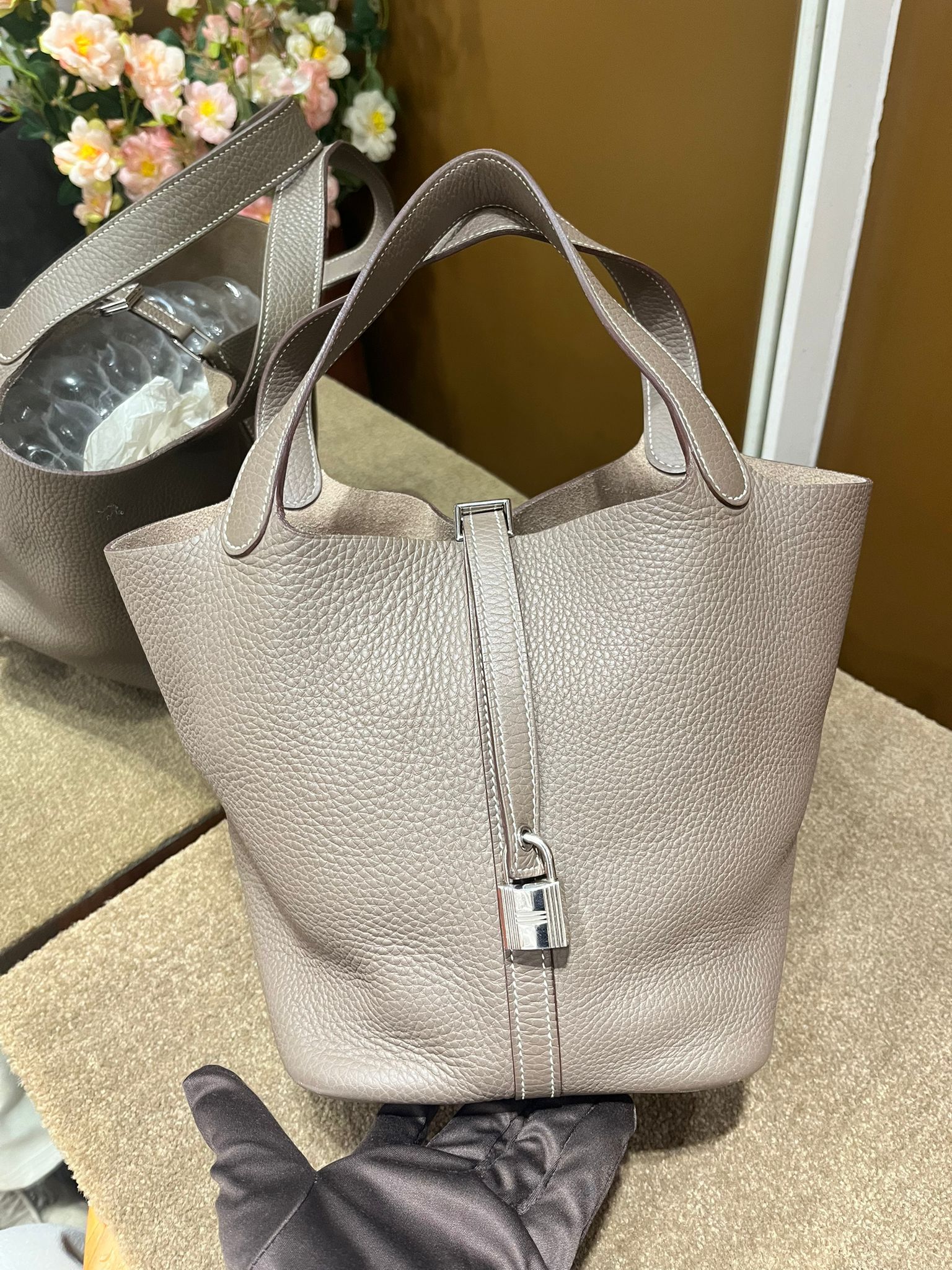 Picotin 22 18 etoupe ck tc 框P （二手90%new)