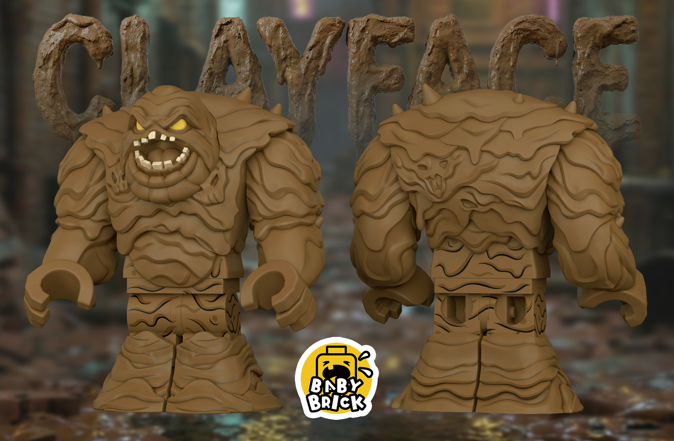 [Baby Brick][Preorder] Clayface [PADprinted]