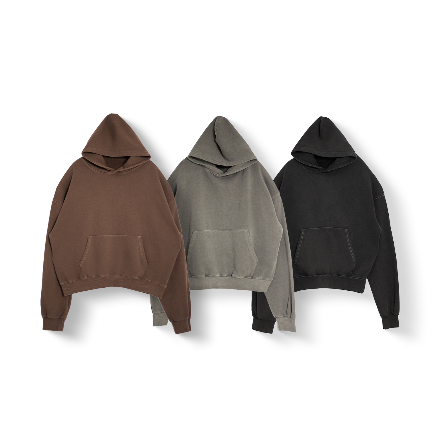 【車庫服飾】水洗寬鬆版帽T