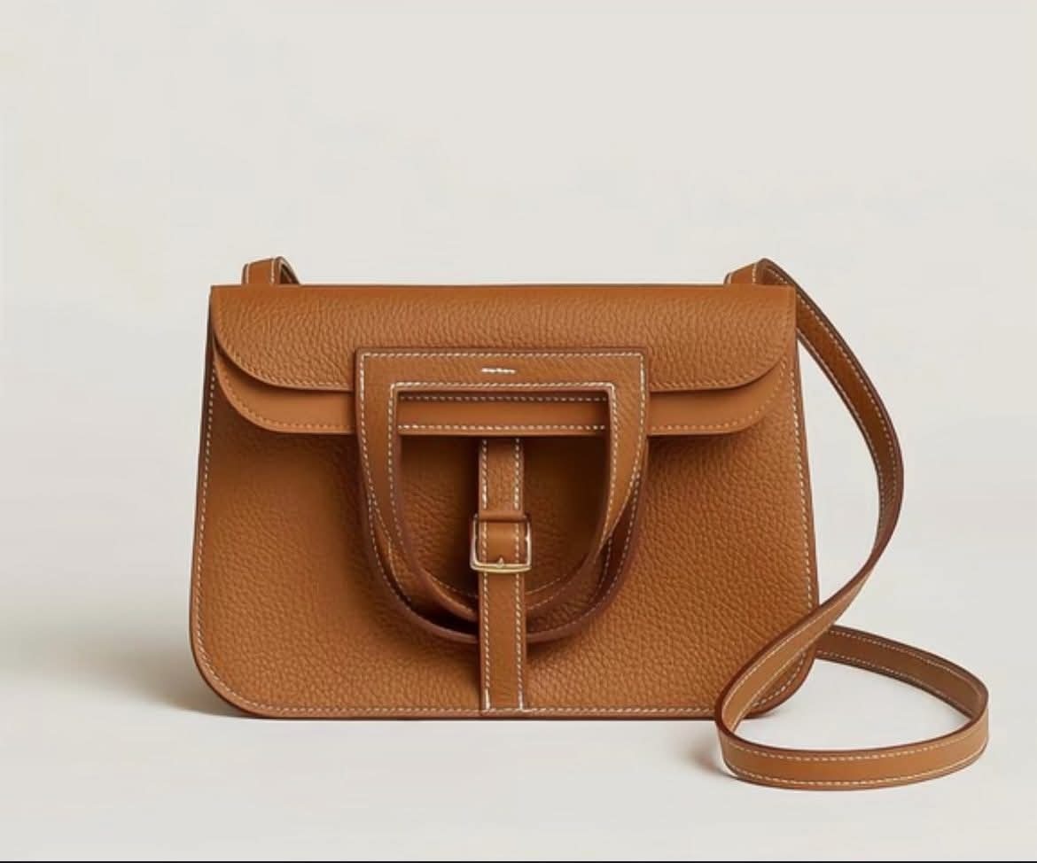 Preloved Hermès Halzan25  TC Leather Gold GHW HK$4x,xxx  (HK$2,000 即時落訂)