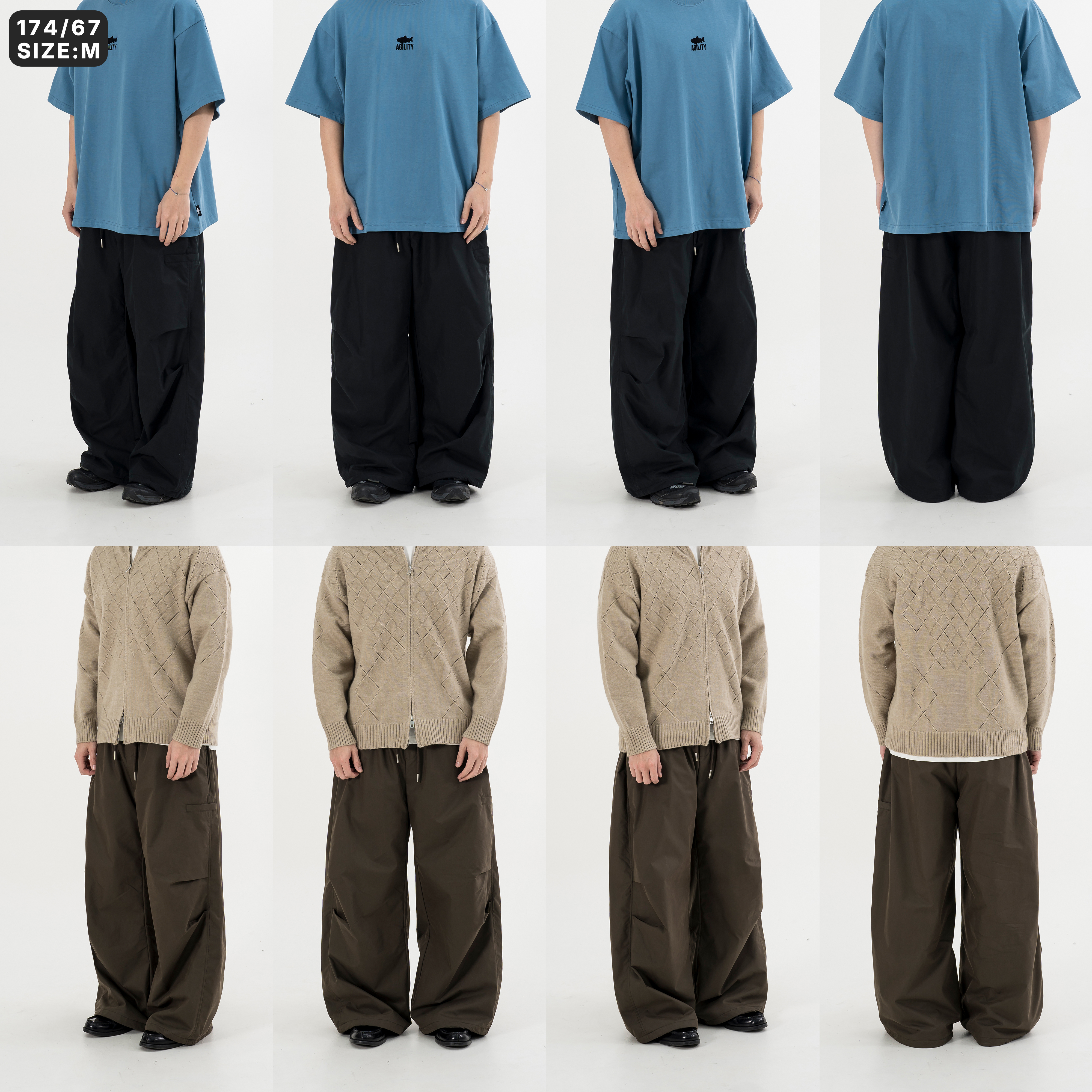 Nylon Warm Parachute Pants 刷毛保暖 尼龍 傘兵長褲 [A131]