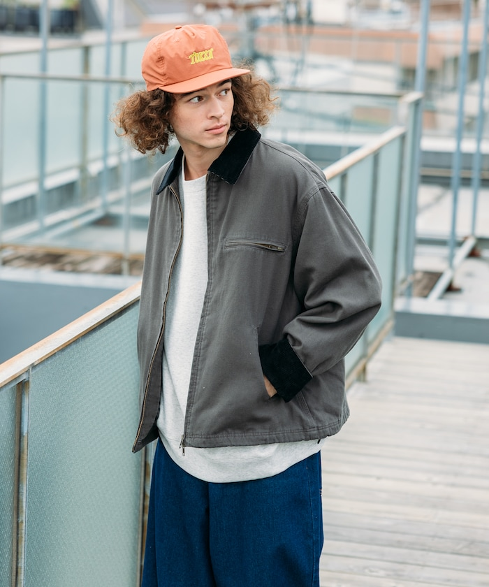 2025AW FREAK'S STORE OVERSIZED CORDUROY ZIP-UP DUCK BLOUSON 燈芯絨 巴恩風 底特律 外套 夾克 現貨 1251248900732