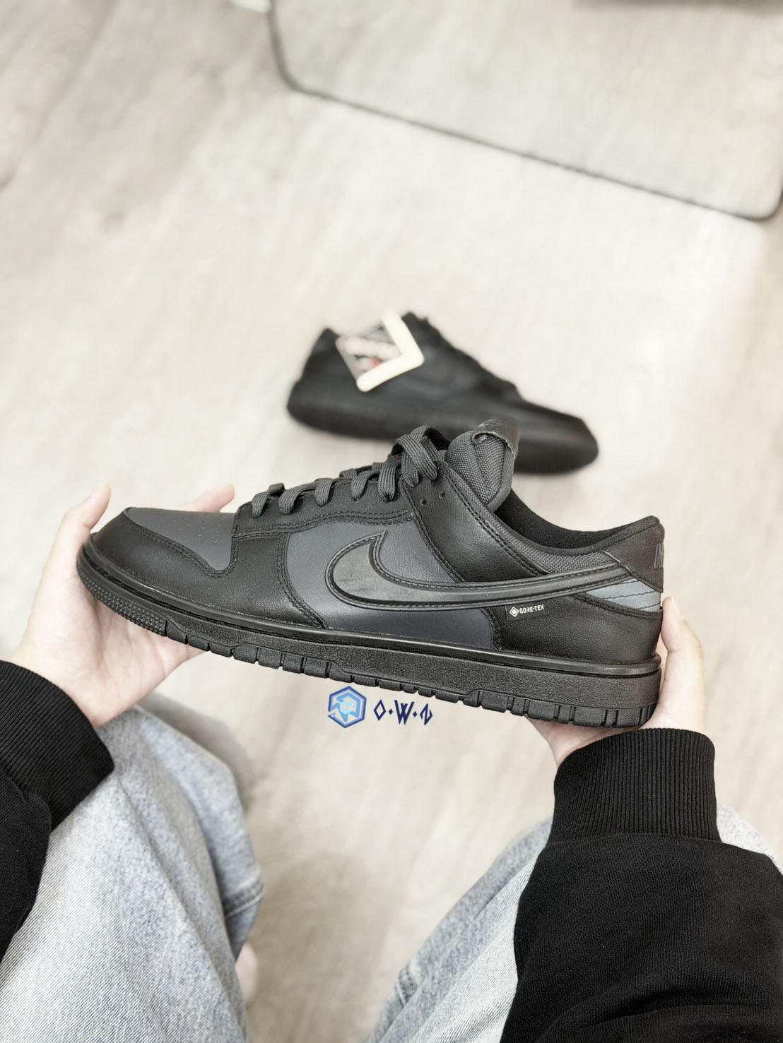 【OWN】Nike Dunk Low Gore Tex 球鞋 防水 低筒 板鞋 皮革 成人款 黑色