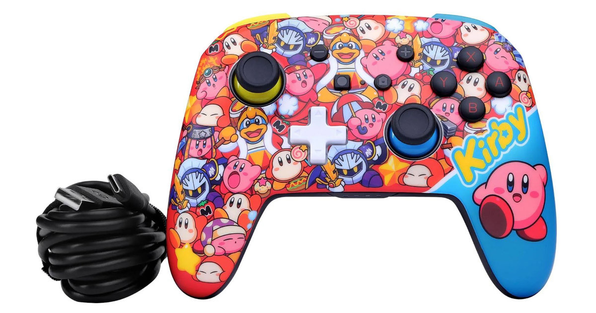 NS PowerA 增強款 專用無線控制器（卡比世界款）