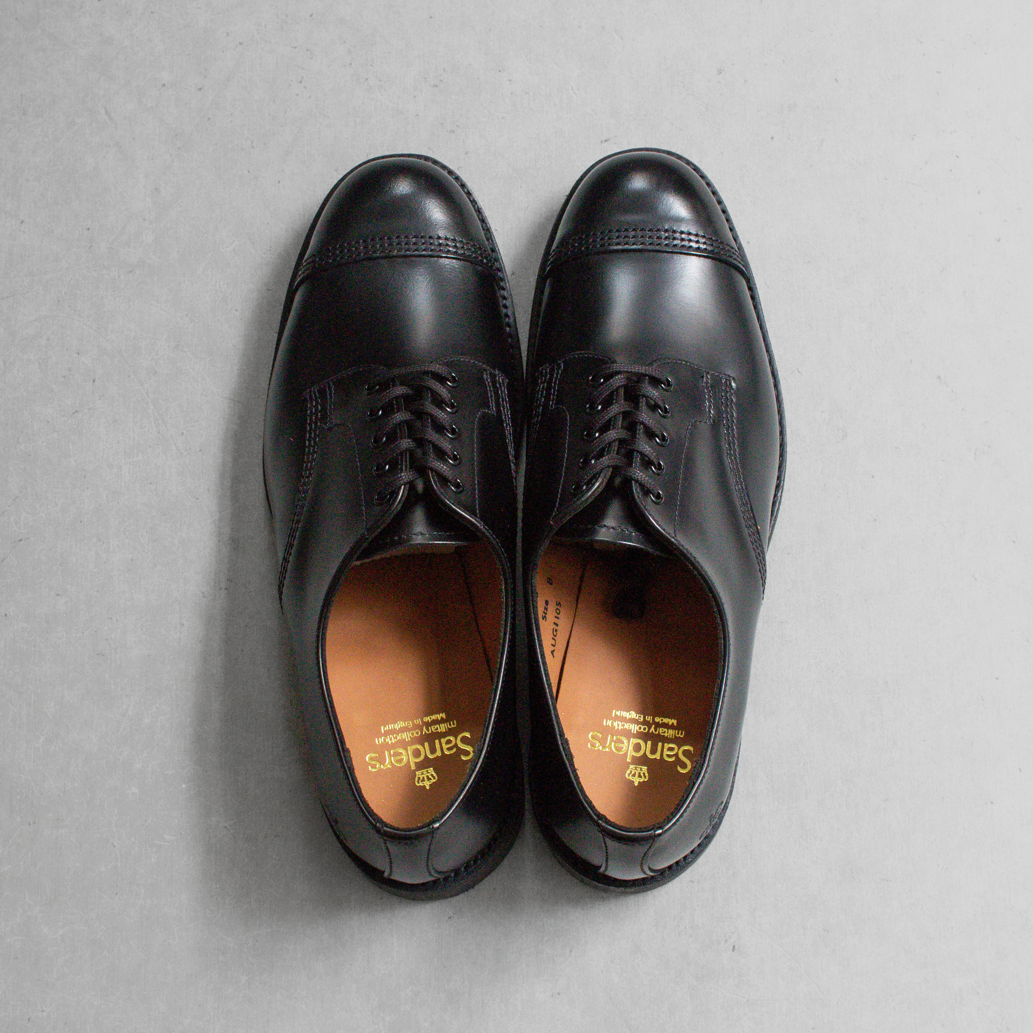 SANDERS MILITARY DERBY SHOE 1128B