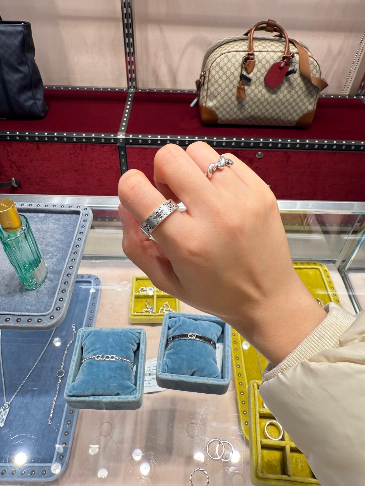 Outlet Gucci Bee Ring 粗款