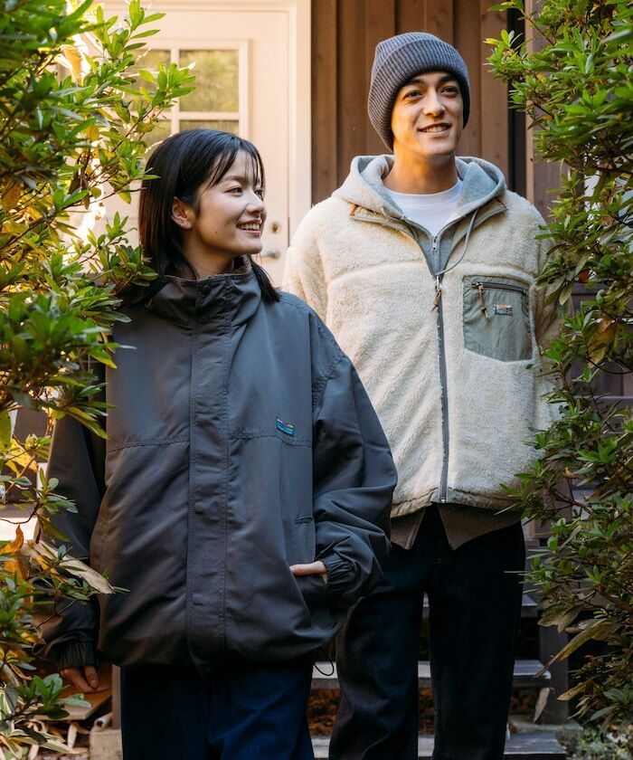 🇯🇵 FREAK'S STORE 2WAY 雙面穿 尼龍抓絨外套 立領 拉鍊 撞色 滾邊設計 / 預購