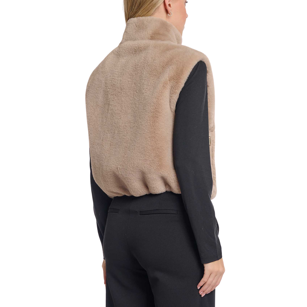 1RN1220-004 RINO & PELLE Bodywarmer Faux Fur #Nikki.7002511 (C-EU-E)