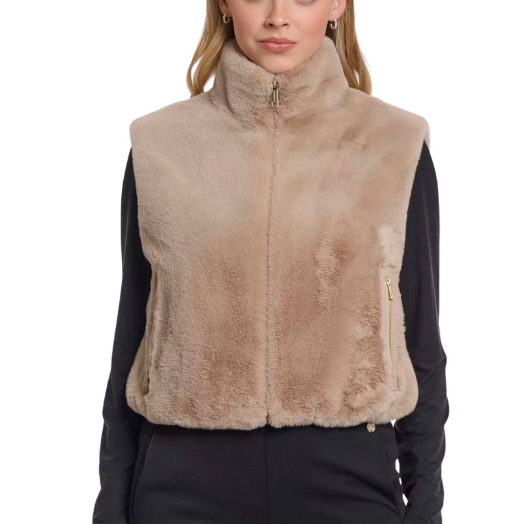 1RN1220-004 RINO & PELLE Bodywarmer Faux Fur #Nikki.7002511 (C-EU-E)