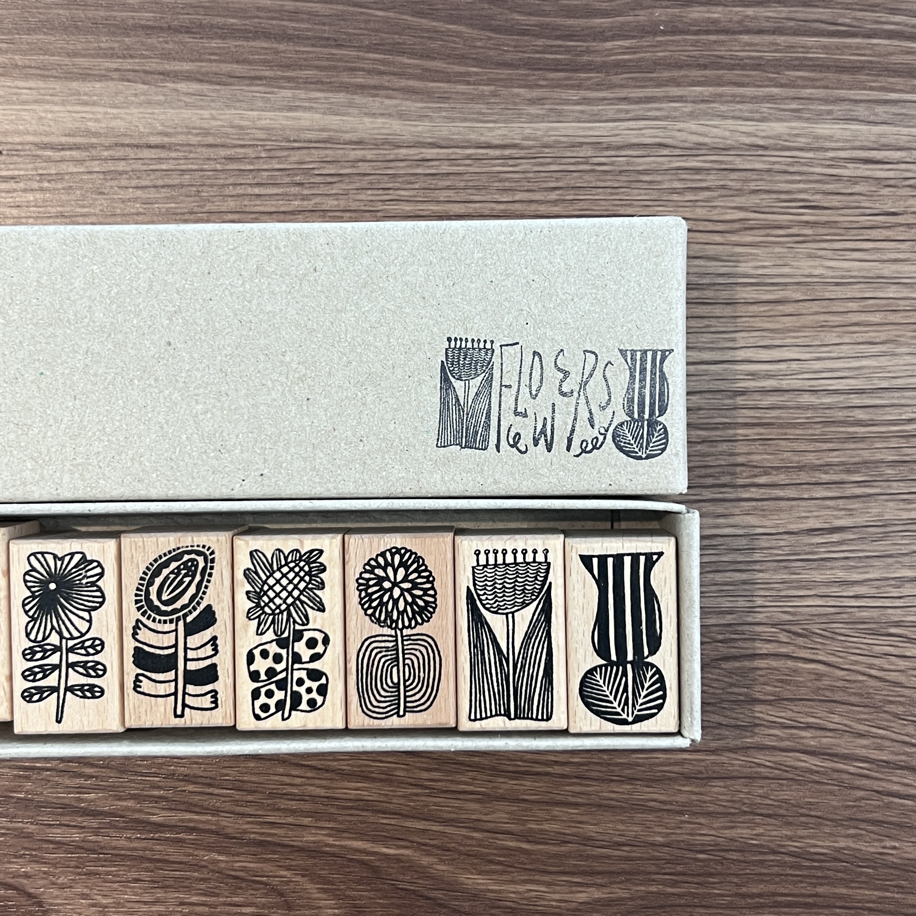 松川三宮／FLOWERS 印章套組