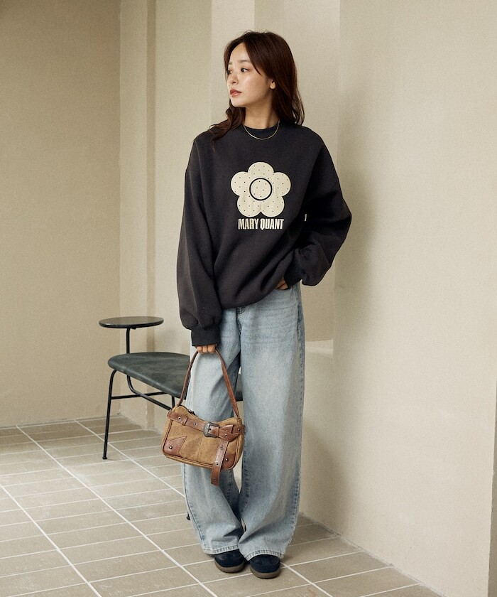 🇯🇵日本選物| PUBLUX X MARY QUANT 波點花花 LOGO衛衣