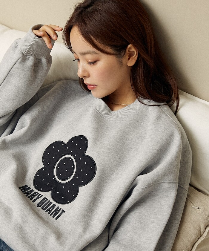 🇯🇵日本選物| PUBLUX X MARY QUANT 波點花花 LOGO衛衣