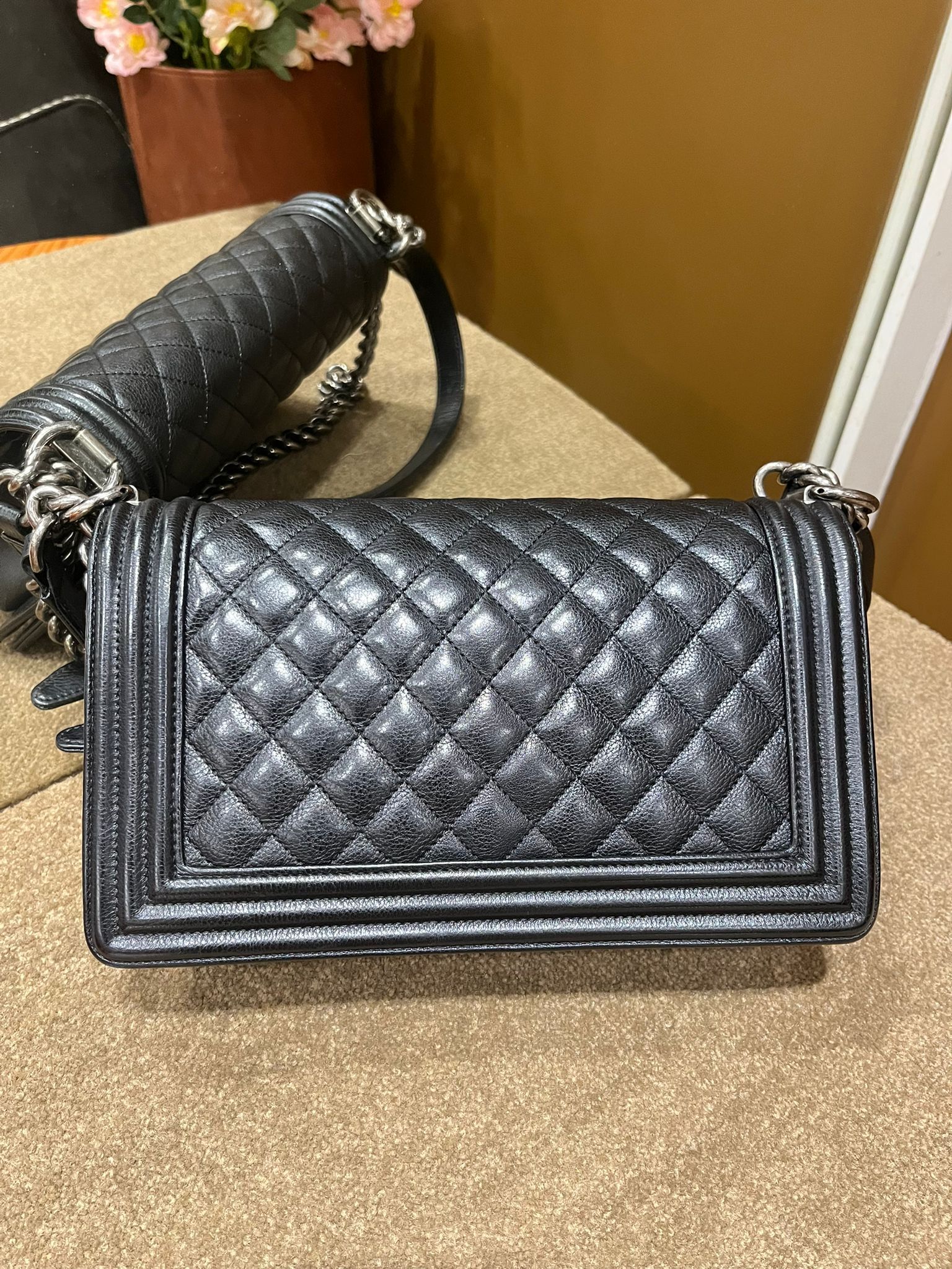 Chanel leboy 黑色 （二手 85%new)