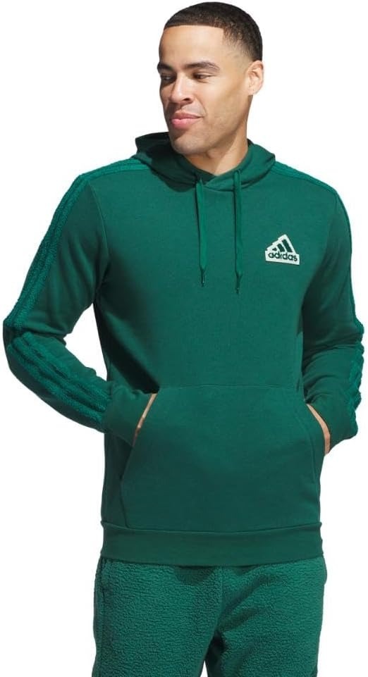 【直播】adidas LL121366 男裝連帽衛衣(綠色)