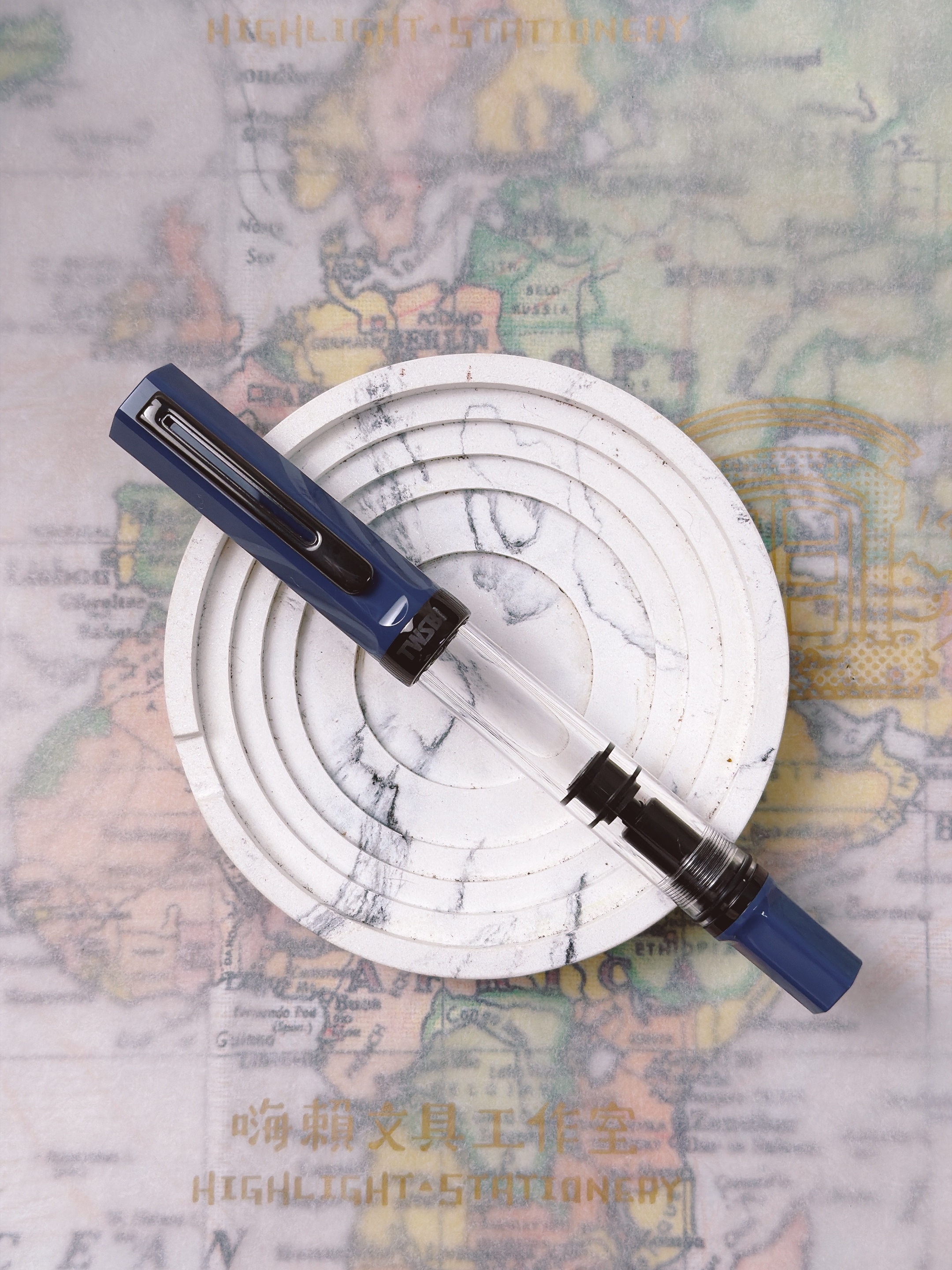 三文堂 TWSBI｜ECO 活塞鋼筆（秋藍鈦黑）