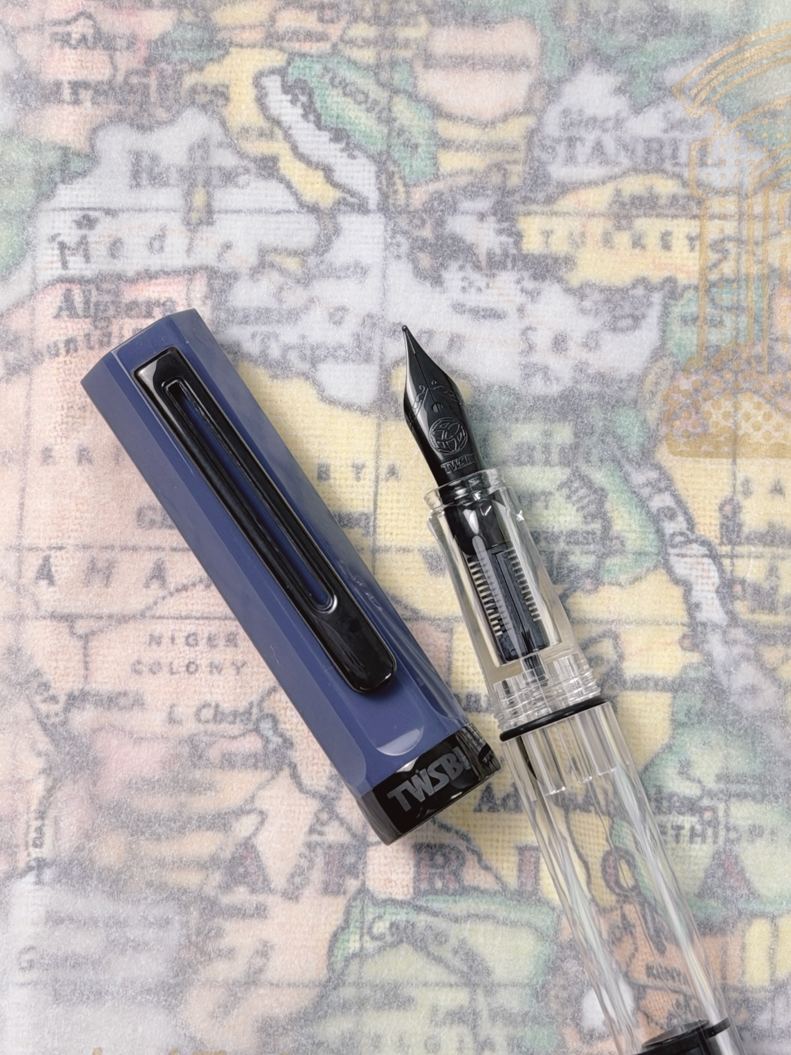 三文堂 TWSBI｜ECO 活塞鋼筆（秋藍鈦黑）