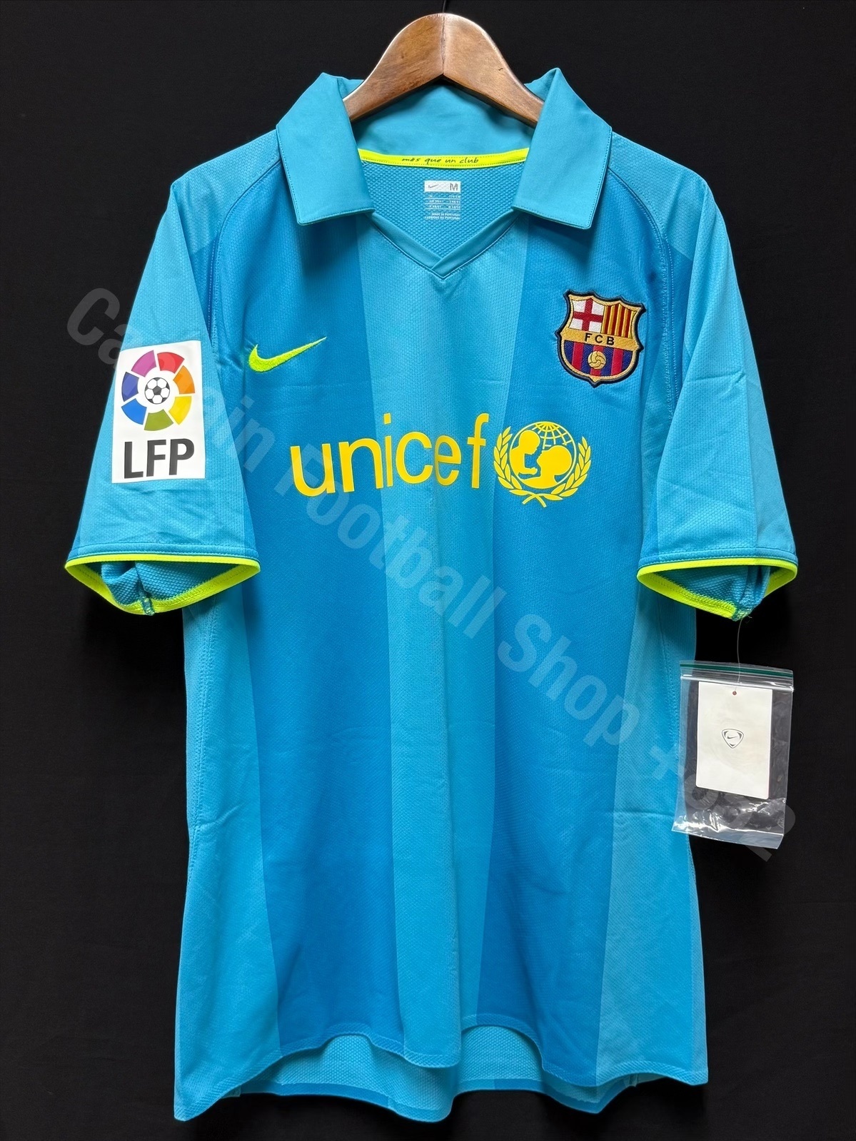 (更衣室版) 巴塞隆拿 2007-2009 Nike 作客更衣室球員版球衣 #19 MESSI