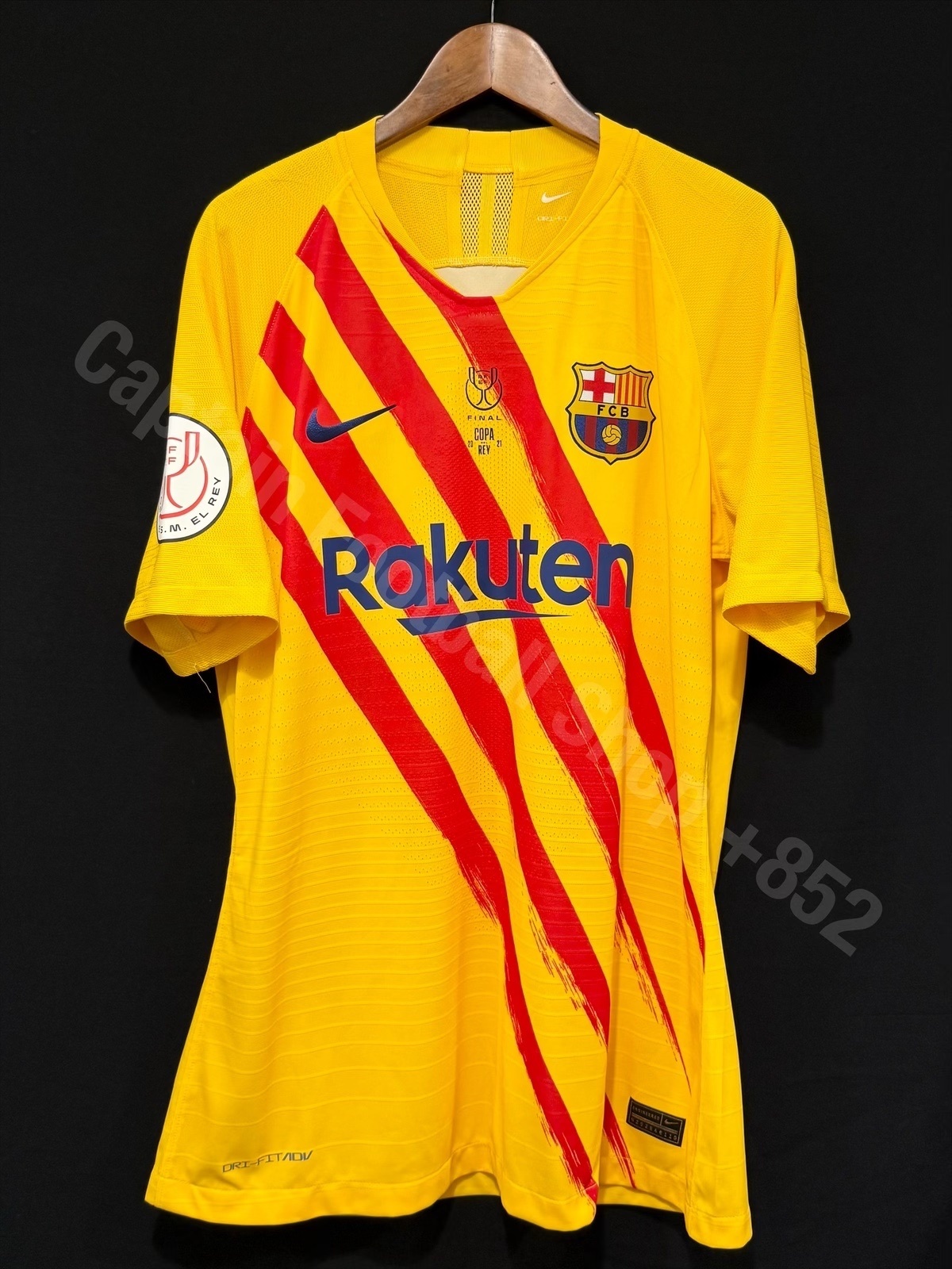 (更衣室版) 巴塞隆拿 2020-2021 國王盃決賽 Nike 四客更衣室球員版球衣 #10 MESSI