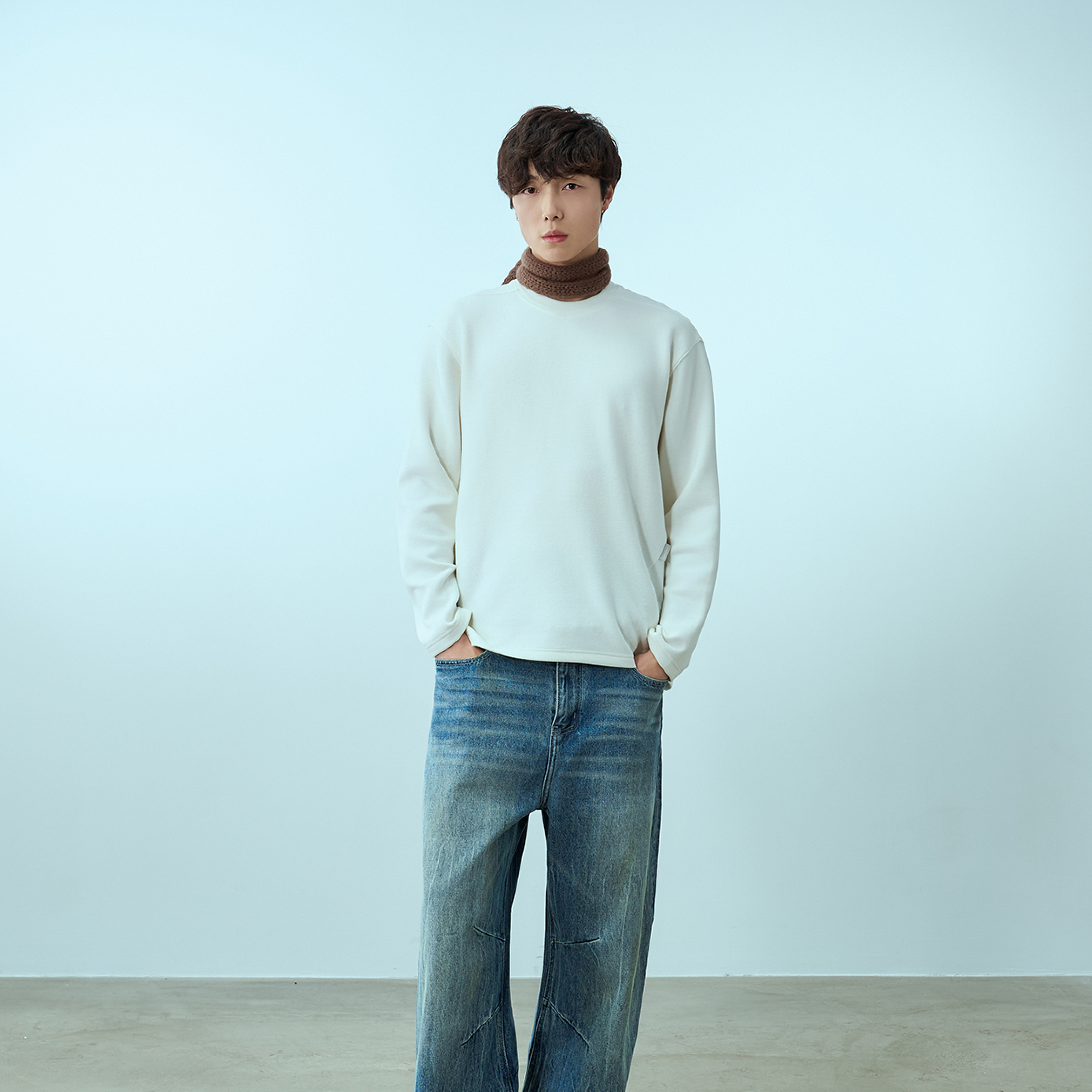 TANOXI Scuba Wool LS Tee 羊毛 空氣層 圓領內搭上衣 [TNX-JS45]