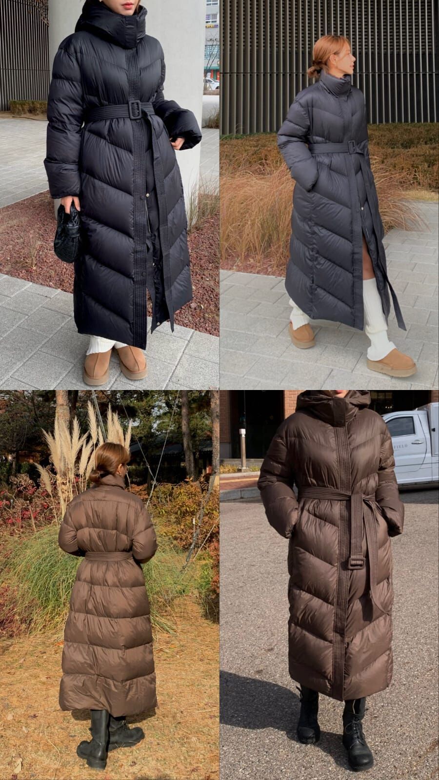 OB5306 鴨絨收腰羽絨外套