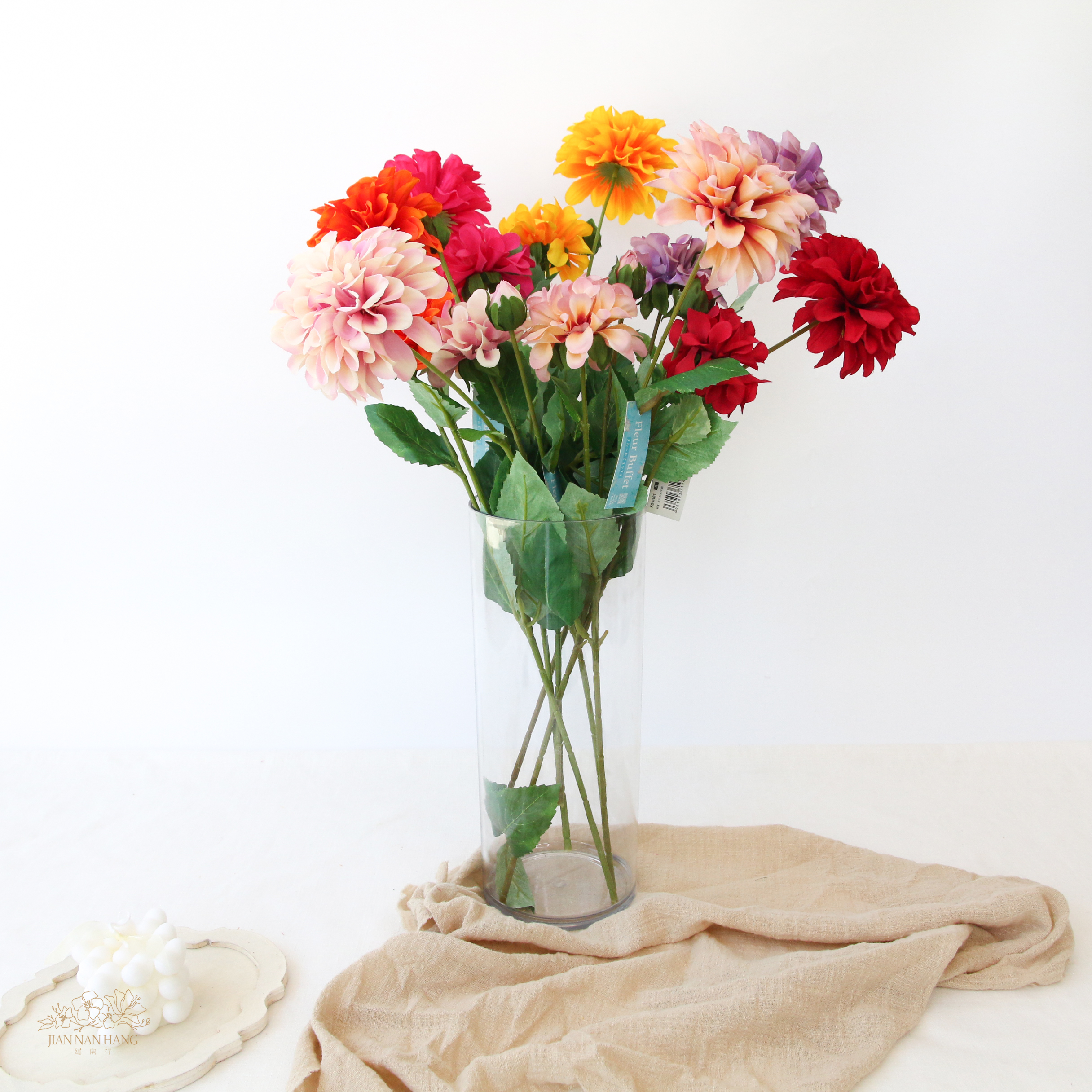 人造花 大麗花  7色