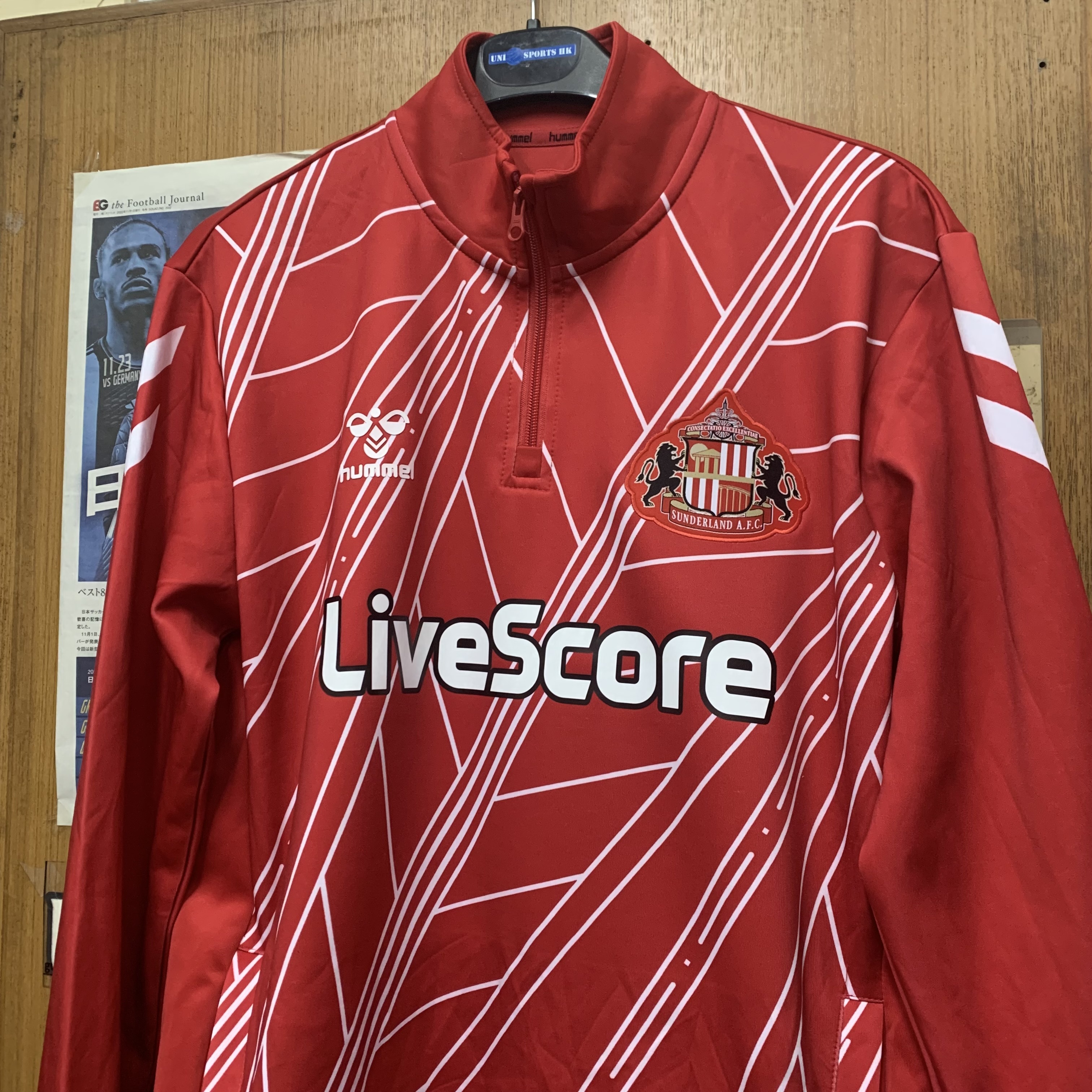 2025 Sunderland 1/4 Zip Training Top - Red