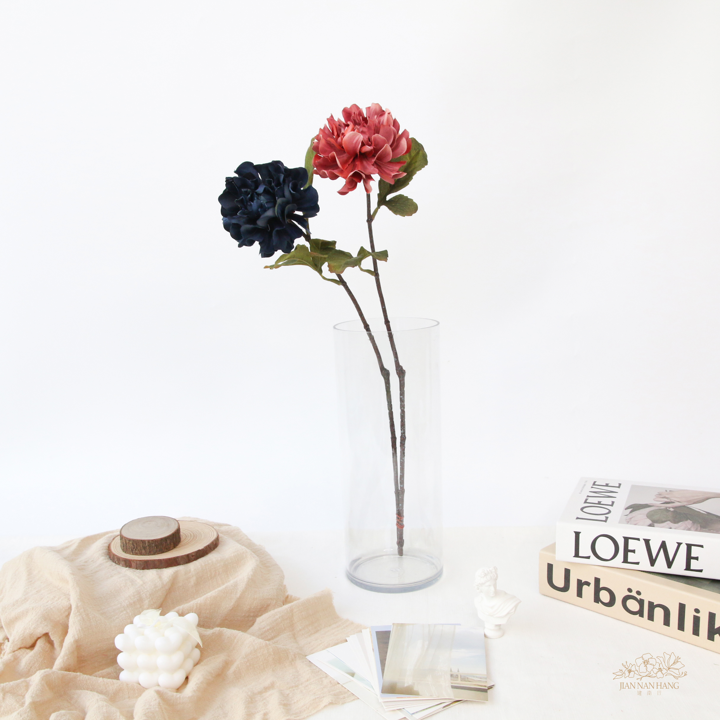 人造花 單瓣大麗花 2色