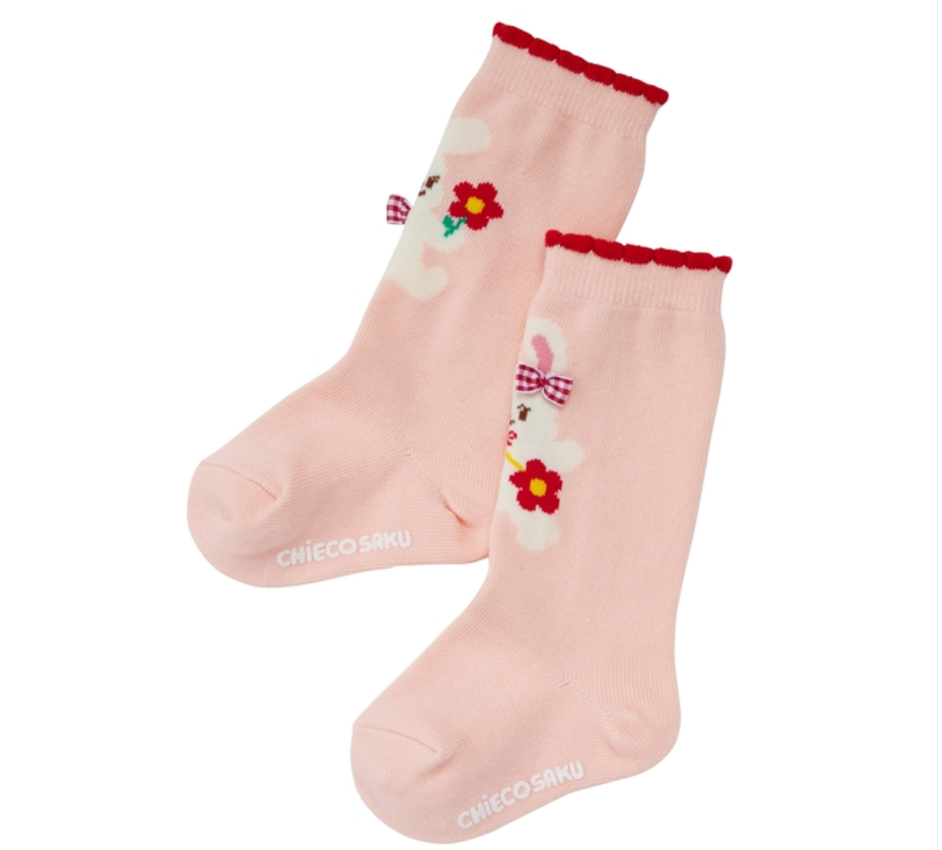 CS粉紅兔兔襪子